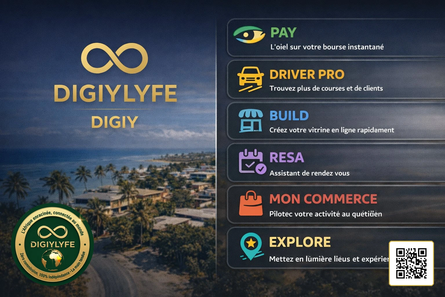 DIGIYLYFE — L'Afrique enracinée, connectée au monde — services en ligne