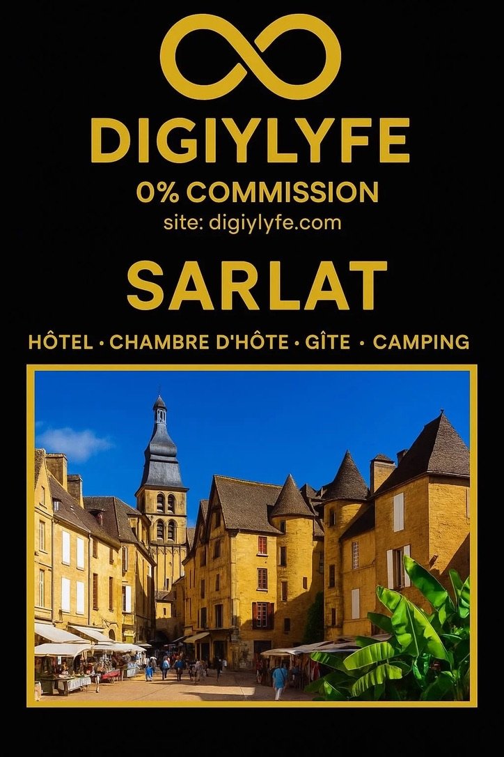 Aperçu du centre médiéval de Sarlat-la-Canéda
